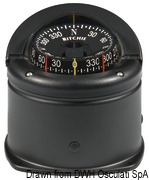 Kompasy RITCHIE Helmsman 3'' 3/4 (94 mm) w komplecie z oświetleniem i kompensatorami - RITCHIE Helmsman built-in compass 3“3/4 black/blac - Kod. 25.083.01 37