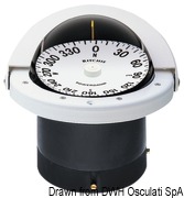 Kompasy RITCHIE Navigator 4'' 1/2 (114 mm) w komplecie z oświetleniem i kompensatorami - RITCHIE Navigator built-in compass 4“1/2 whi/white - Kod. 25.084.02 28