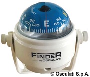 Kompasy Finder - Finder compass 2“5/8 top-mounted white/blue - Kod. 25.172.02 33