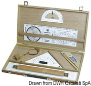 Plotting kit with wooden case - Artnr: 26.142.47 4