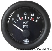 Guardian voltmeter black 10-16 V - Artnr: 27.433.01 16