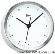 Przyrząd BARIGO Steel z serii minimalistycznej - zegar kwarcowy - 102 mm - Kod. 28.080.02 9