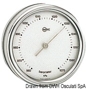 Barigo Orion quartz clock silver dial - Artnr: 28.083.70 24