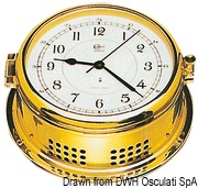 Barigo marine quartz clock w/brass housing 180 mm - Artnr: 28.361.03 4