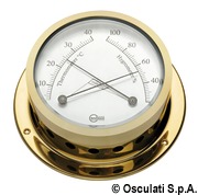 Barigo Star quartz clock w/ radiosectors chr.brass - Artnr: 28.361.99 21