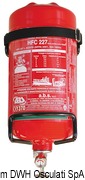 System gaśniczy homologowany RINA FM-200 - Easy Fire extinguishing system pressure gauge 12kg - Kod. 31.520.22 3