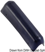 Bow fender profile 630 mm blue - Artnr: 33.502.02 13