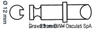 Ch.br rowlock Bat,Lomac 23mm - Artnr: 34.430.12 11