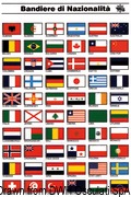 Tabliczka samoprzylepna ze szkła kryształowego - Międzynarodowy kod sygnałowy z symbolami i znaczenie poszczególnych flag - Kod. 35.452.92 28