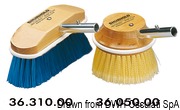 Scrubbing brush 5“ yell. broom - Artnr: 36.050.00 4