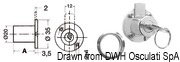 Drawers cylindrical lock 20mm - Artnr: 38.106.00 4