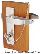 Lock for toilets and cabins external right, internal left - Artnr: 38.129.10 17