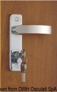 Handless lock, external left - Artnr: 38.129.53 6