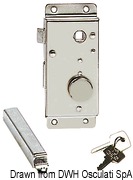 Zamek - Door lock ch.br right int 20mm - Kod. 38.132.20DI-20 6