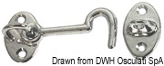 Uchwyt - Chromed brass hook 100 mm - Kod. 38.174.10 4