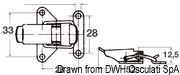 Zamknięcie dźwigniowe ze stali inox do schowków i drzwiczek - S.S toggle fastener 52mm - Kod. 38.204.00 4