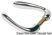 Chrome brass handle 8 mm - Artnr: 38.394.00 34