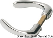 Double knob handle, brass - Artnr: 38.395.00 16