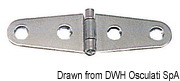 Zawias 1,7 mm - S.S hinge 101x38 mm - Kod. 38.467.89 12