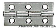 Zawias 1,3 mm - S.S hinge 51x51 mm - Kod. 38.467.83 19
