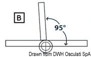 Standard hinge w/studs 66x66mm - Artnr: 38.883.18 119