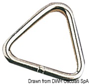 Pierścień trójkątny do lin. Ø 4x20 mm - Kod. 39.599.99 19