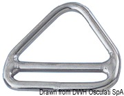 Pierścień trójkątny dzielony do lin. Ø 8x50 mm - Kod. 39.601.03 5