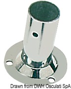S.S pulpit base 60° 22mm - Artnr: 41.130.22 28