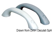 Soft PVC handle RAL 7035 205 mm - Artnr: 41.914.03 12