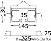 Onboard/outboard zinc plate for Yamaha - Artnr: 43.254.50 5