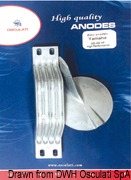 Anode kit for Yamaha outboards 200/250 aluminium - Artnr: 43.352.01 20