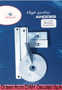 Zestaw anod do Mercury - Anode kit for Mercury 75>115 EFI aluminium - Kod. 43.357.01 23