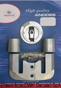 Zestaw anod do silnika Mercruiser, zamienne z oryginałami - Anode kit Bravo II/III aluminium - Kod. 43.361.01 24