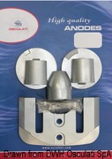 Zestaw anod do silnika Mercruiser, zamienne z oryginałami - Anode kit Bravo II/III aluminium - Kod. 43.361.01 25