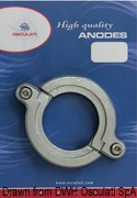 Openable zinc leg anode SD20>SD50 - Artnr: 43.546.01 6