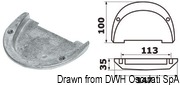 Aluminium anode OMC Cobra DuoProp - Artnr: 43.554.09 4