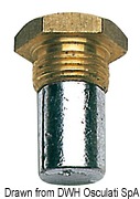 Korek cynkowy czynnika chłodzącego - Zinc plug 18x1.50 Ø15x35 - Kod. 43.560.00 4