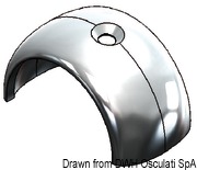 Profil odbojowy RADIAL z PVC - Only grey PVC fender profile 65 mm - Kod. 44.065.03 29
