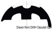 Wkładka do profili nierdzewnych - White PVC profile base h.35mm - Kod. 44.480.16 36