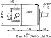 Układ sterowy VETUS do silników zaburtowych - Tylko pompa - typ HTP3010R - Kod. 45.085.11 22