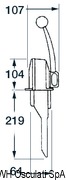 Sterowanie jednodźwigniowe ze stopu odlewanego ciśnieniowo i chromowanego Jednosilnikowe Ultraflex - Kod. 45.103.00 11