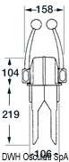 Sterowanie jednodźwigniowe ze stopu odlewanego ciśnieniowo i chromowanego Jednosilnikowe Ultraflex - Kod. 45.103.00 13
