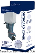Oceansouth grey cover 30-60HP 2/4-stroke outboard - Artnr: 46.537.04 13