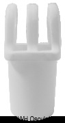 Części zamienne do daszków - Spare rowlock for nylon white bimini tops - Kod. 46.625.03 17