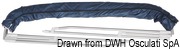 Daszek przeciwsłoneczny BIMINI DEPTH 4 Łuki - 180/190 x145 h. - niebieski - Kod. 46.918.14 18