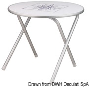Stół składany wysokiej jakości. okrągły. Ø 60 cm - Kod. 48.354.11 24