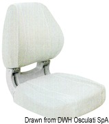 Sedile ergonomico Sirocco bianco - Artnr: 48.407.01 10