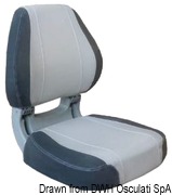 Sirocco, ergonomischer Sitz - hellgrau + dunkelgrau - Kod. 48.407.04 11