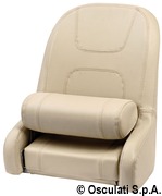Padded seat w/H51 flip up RAL9010 - Artnr: 48.410.06 12