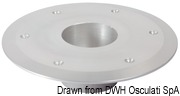 Spare white aluminium support for table legs Ø 160 - Artnr: 48.416.12 37